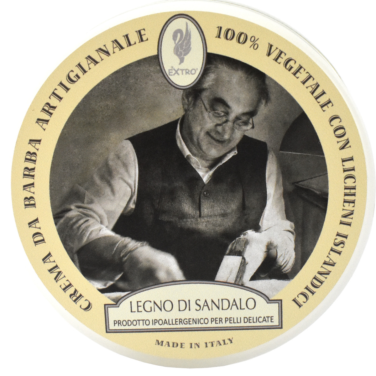 Extro Cosmesi Sandalwood Hypoallergenic Shaving Cream 150ml