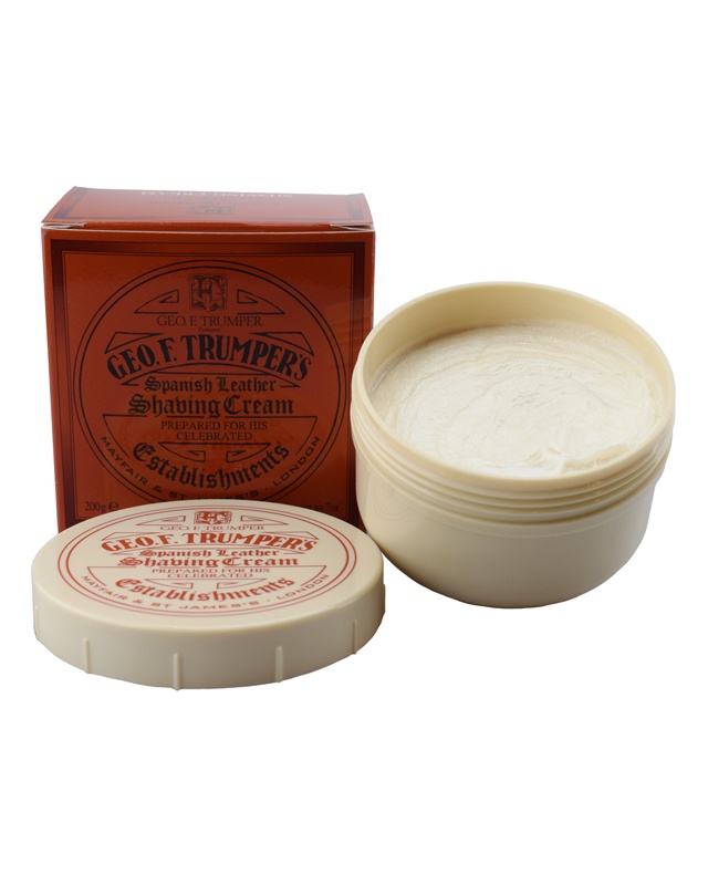 Geo F Trumper Spanish Leather Shaving Cream 200g