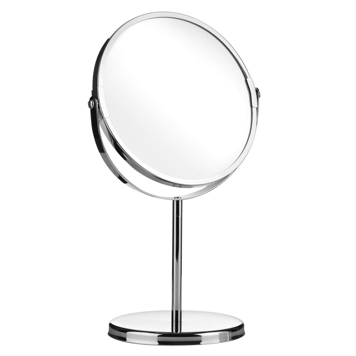 2x Magnification Chrome Pedestal Mirror