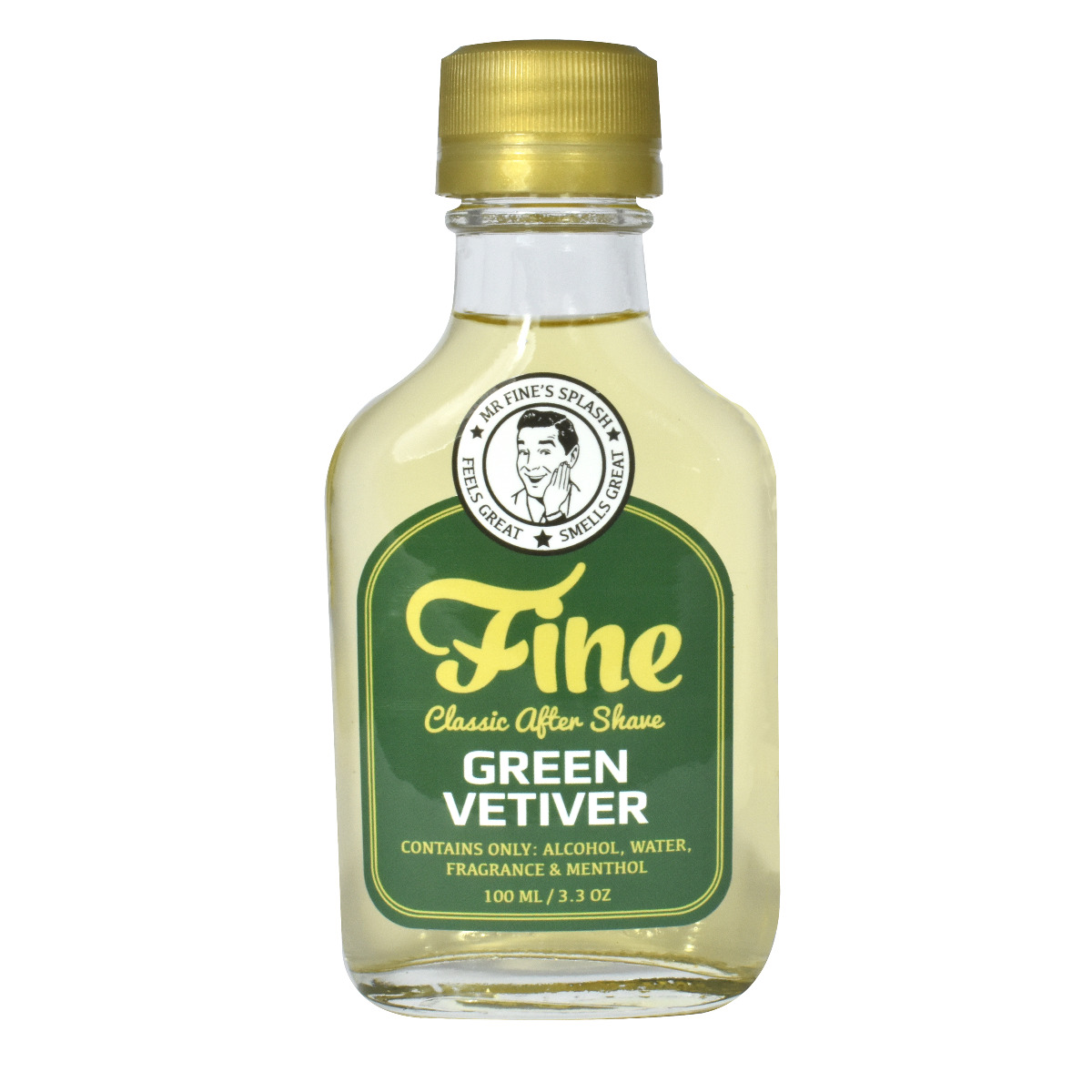 Fine Accoutrements Green Vetiver Aftershave Splash 100ml