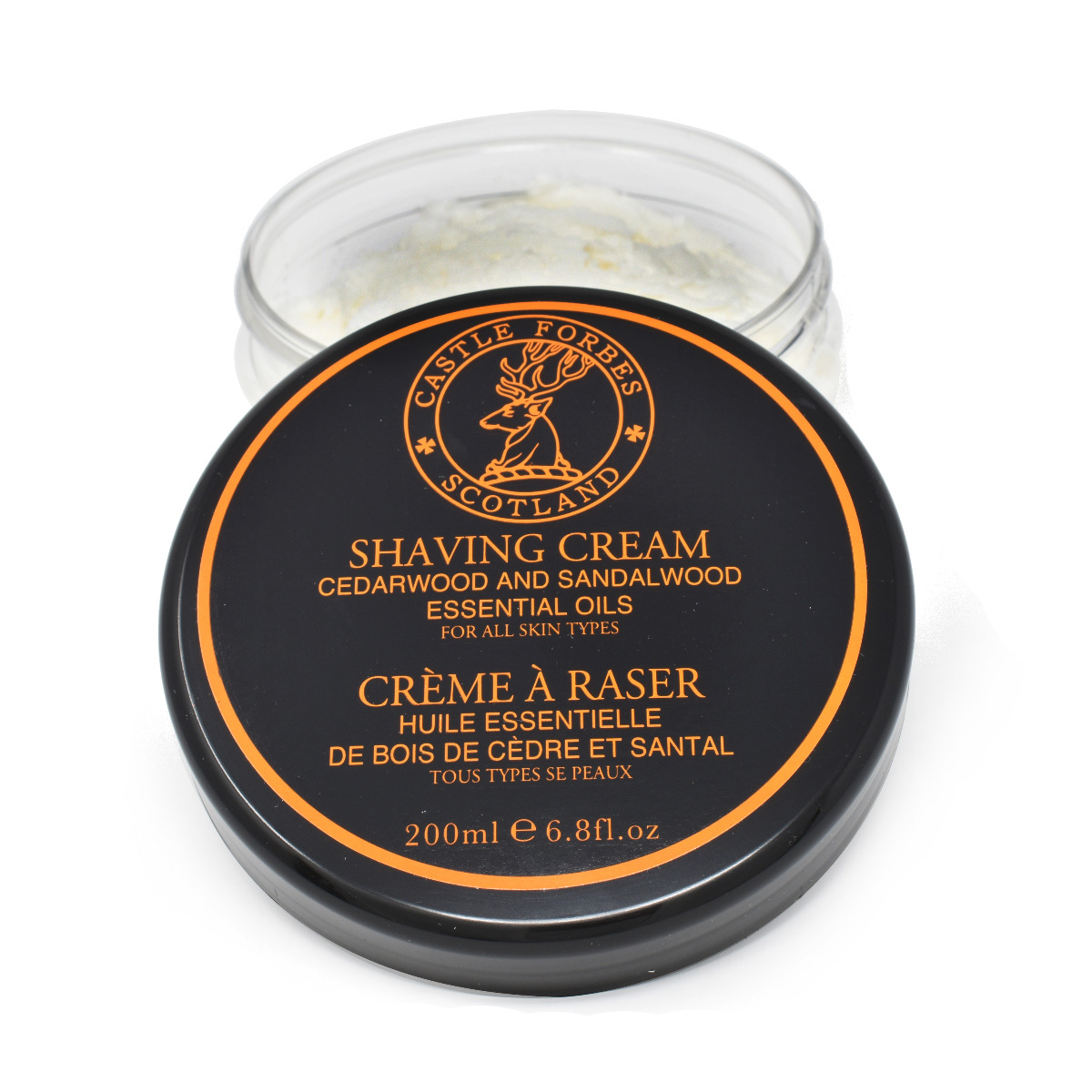 Castle Forbes Cedarwood and Sandalwood Shaving Cream 200ml