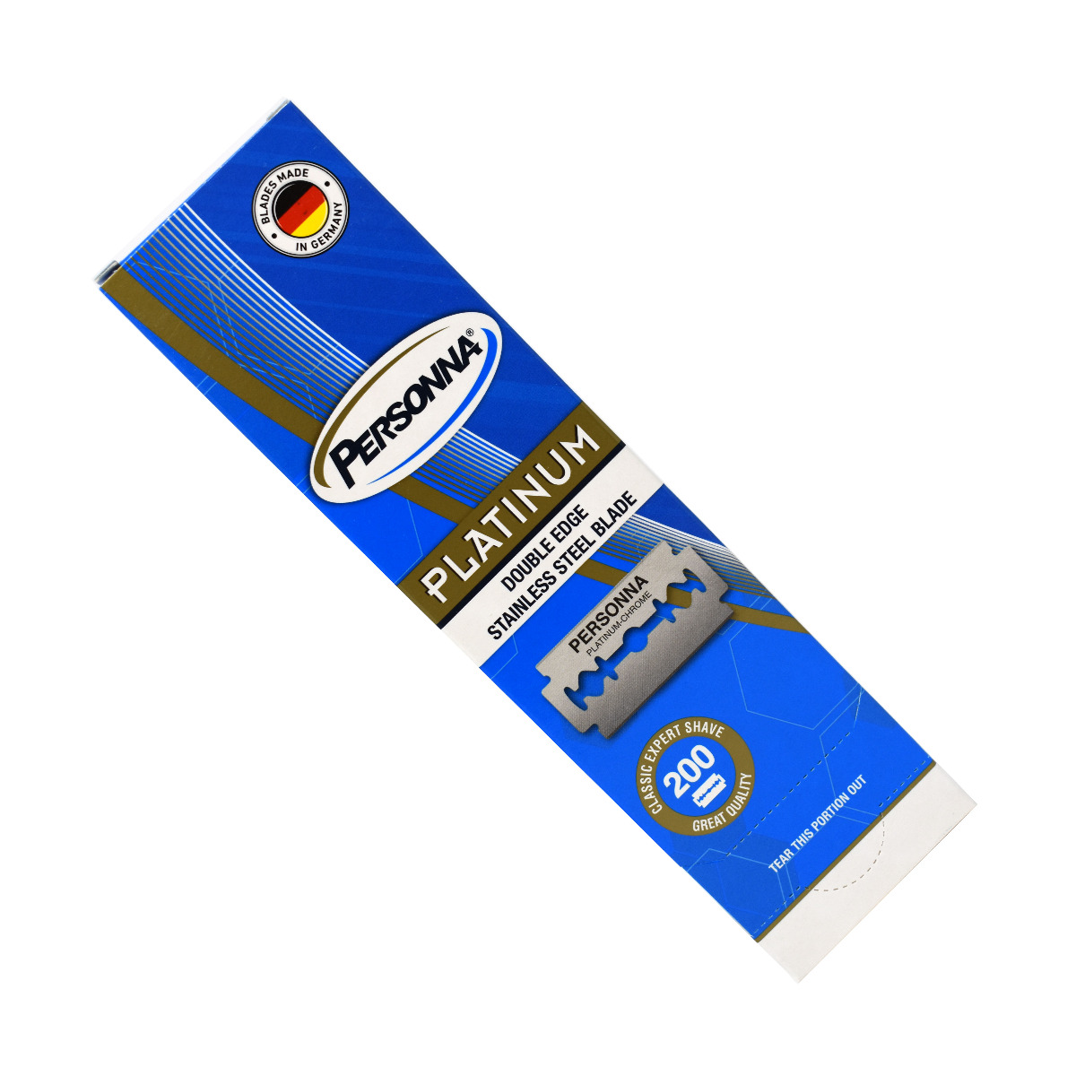 Personna Platinum 200 Safety Razor Blades Trade Pack