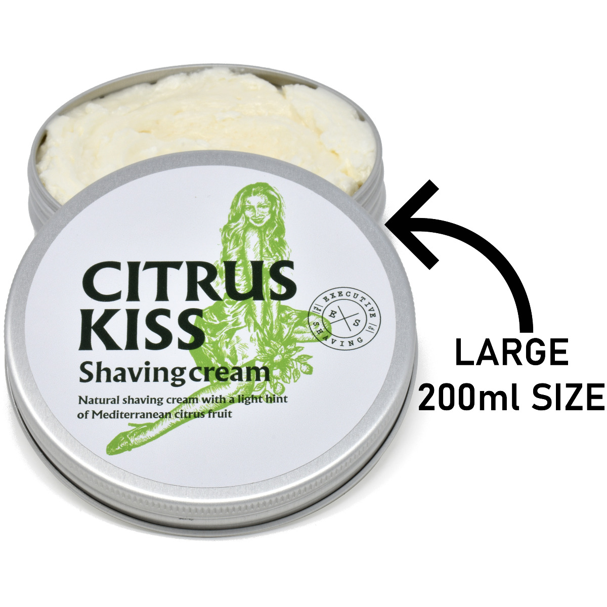 Executive Shaving Citrus Kiss Natural Shaving Cream 200ml