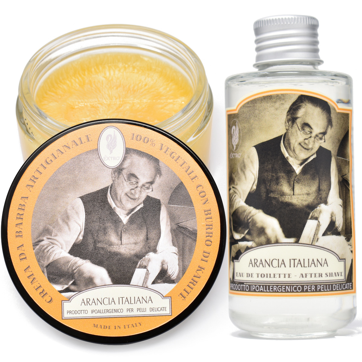 Extro Cosmesi Arancia Shaving Cream & Aftershave Set
