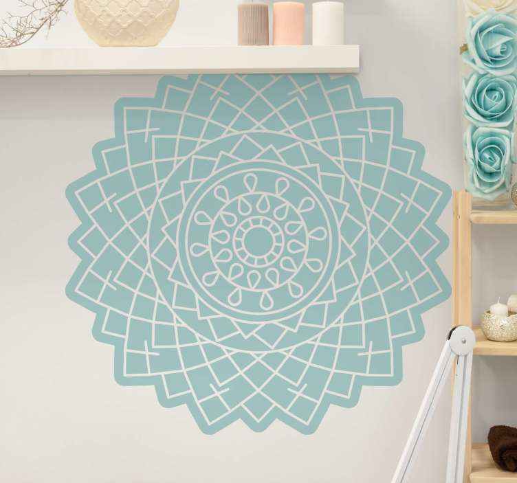Stickers bloemenpatroon Etnische mandala versiering