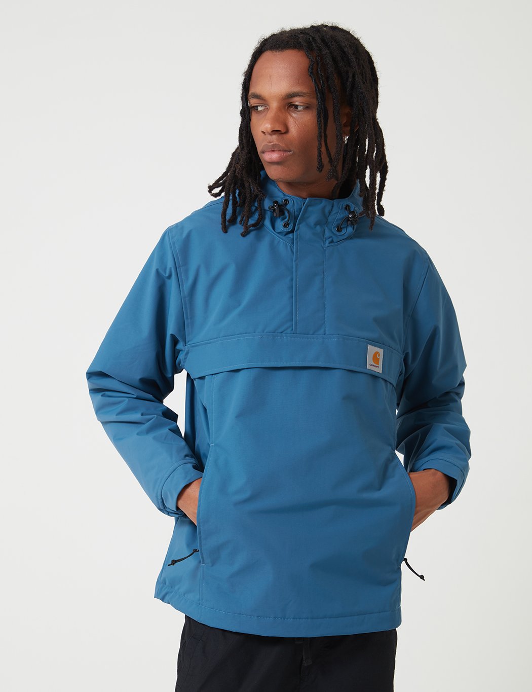 Carhartt-WIP Nimbus Half-Zip Jacket (Fleece Lined) | Prussian Blue | L
