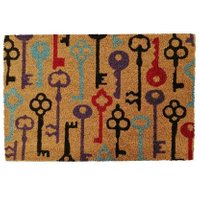 Nicola Spring Coir Halloween Door Mat | 60 x 40cm | Keys