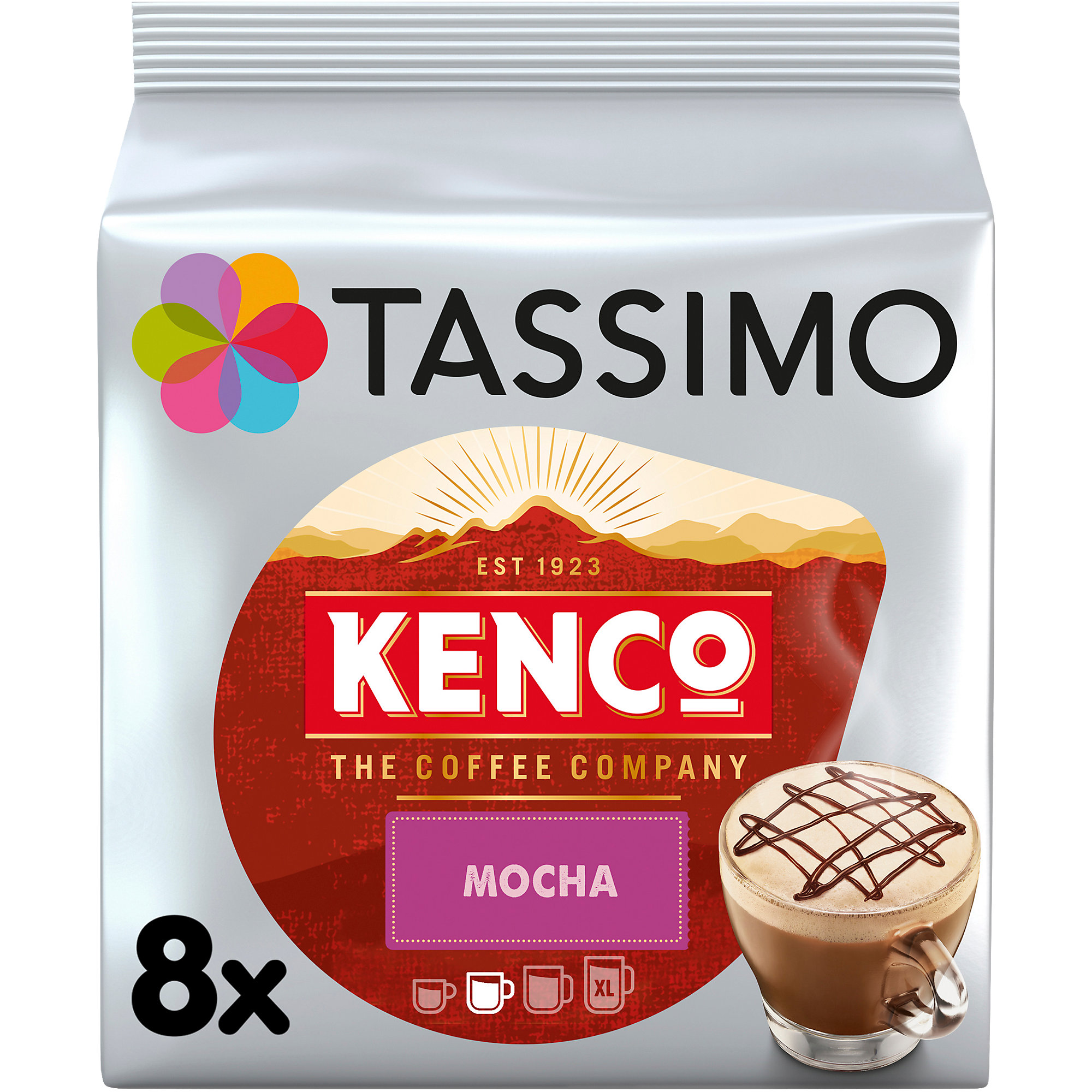 Tassimo Mocha Coffee Pods Pack of 8 of 208 g