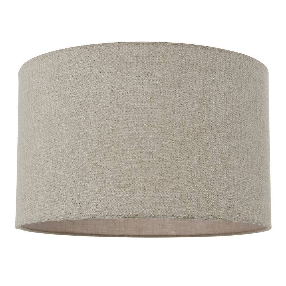 Endon Directory Lighting (Poole) 1 Light Shade Light Natural Linen, E27