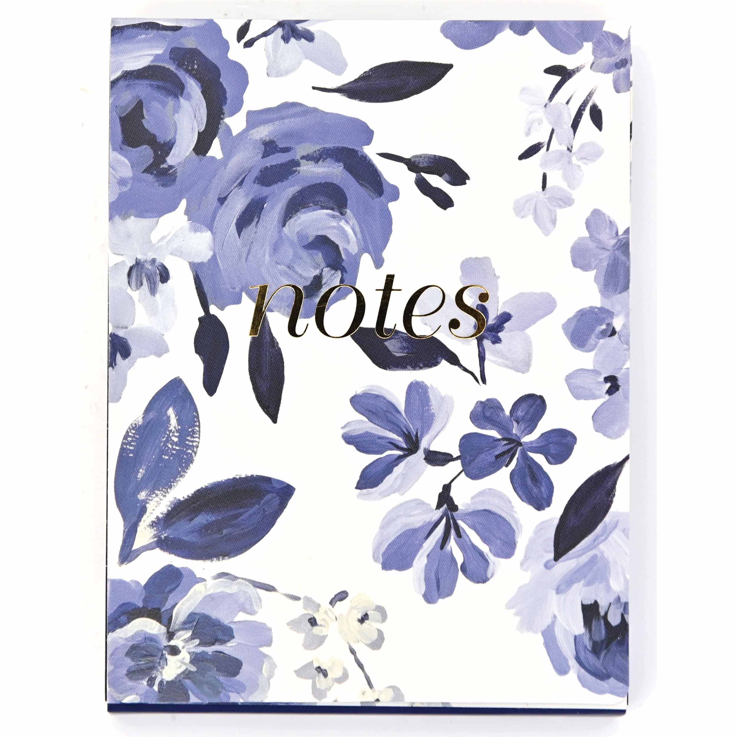 Blue Floral A7 Notepad