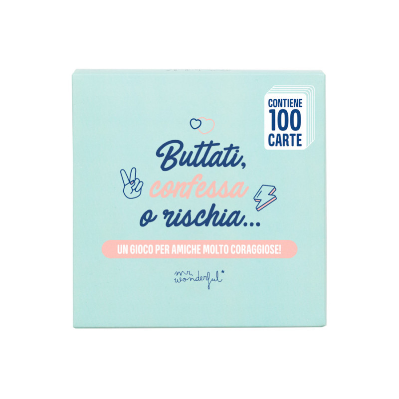 Mr Wonderful Gioco di carte - Buttati, confessa o rischia...