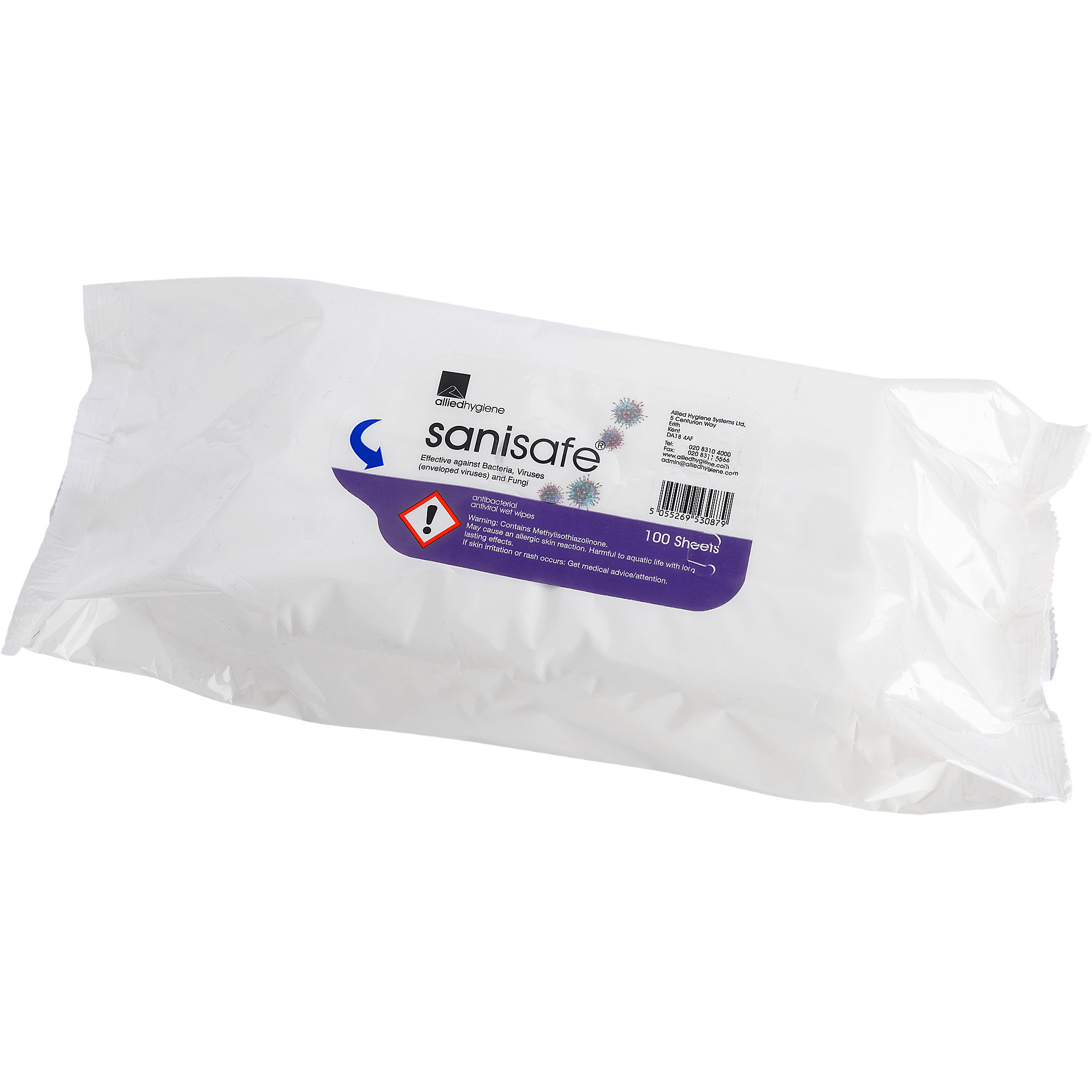 SaniSafe Disinfectant Surface Wipes 100 Sheets