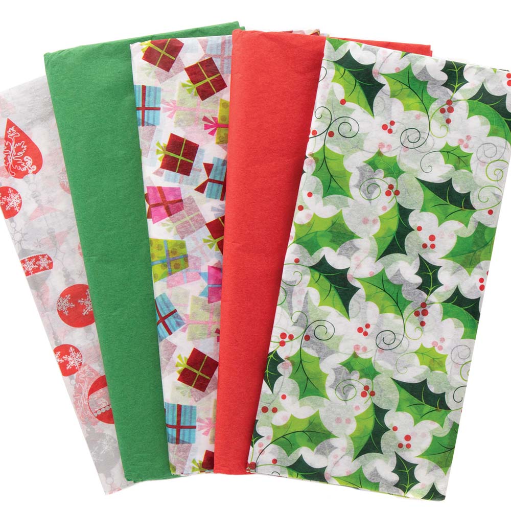 Festive Tissue Paper Value Pack (Pack of 25)