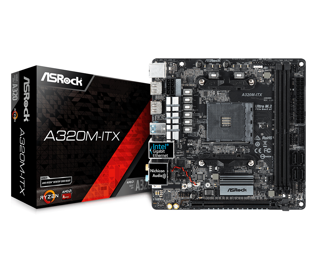 Asrock A320M-ITX motherboard AMD A320 Socket AM4 micro ATX