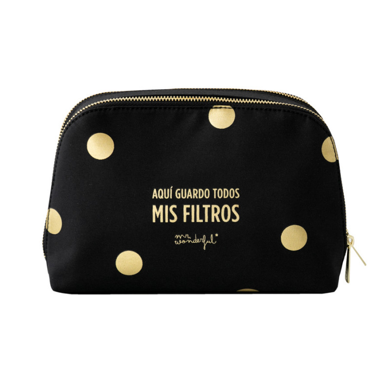 Mr Wonderful Neceser Black&Gold - Aquí guardo todos mis filtros