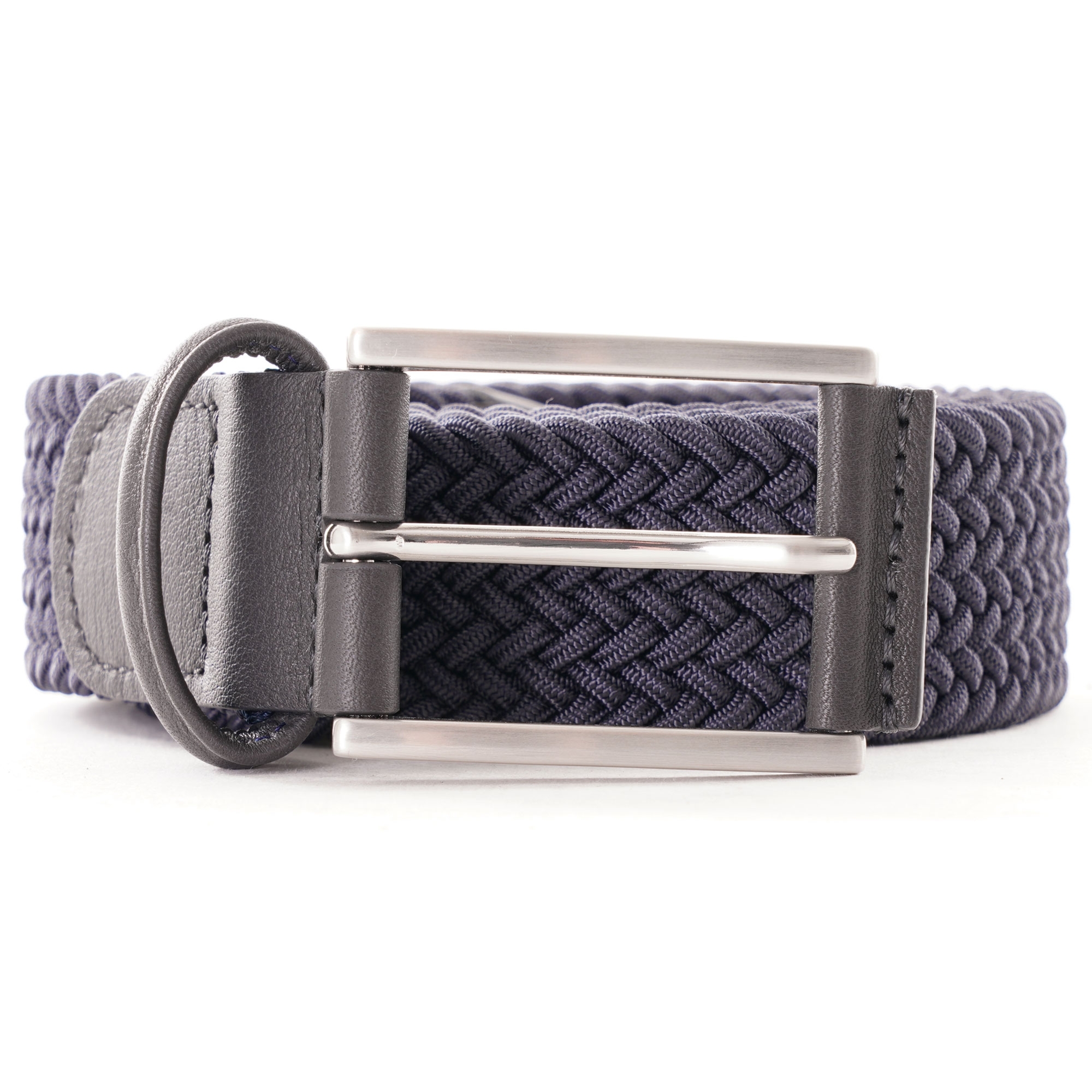 Anderson&apos;s Belts Andersons Belts Woven Fabric Belt | Grey | B0667