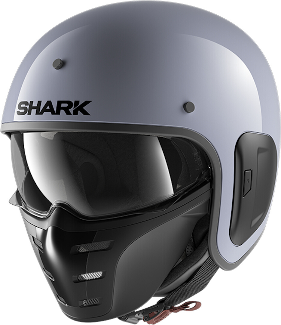 Shark S-Drak 2 Blank Jet helm, grijs, afmeting M