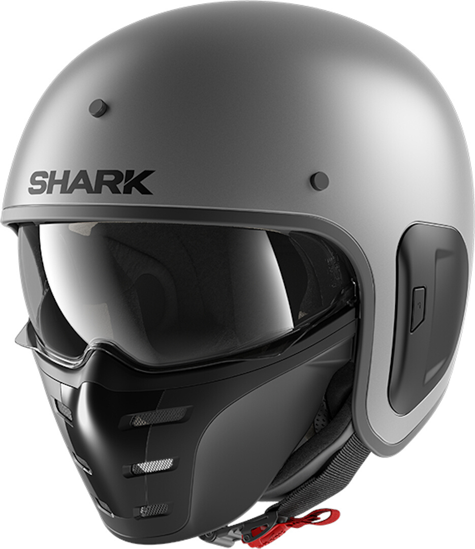 Shark S-Drak 2 Blank Jet helm, grijs, afmeting M