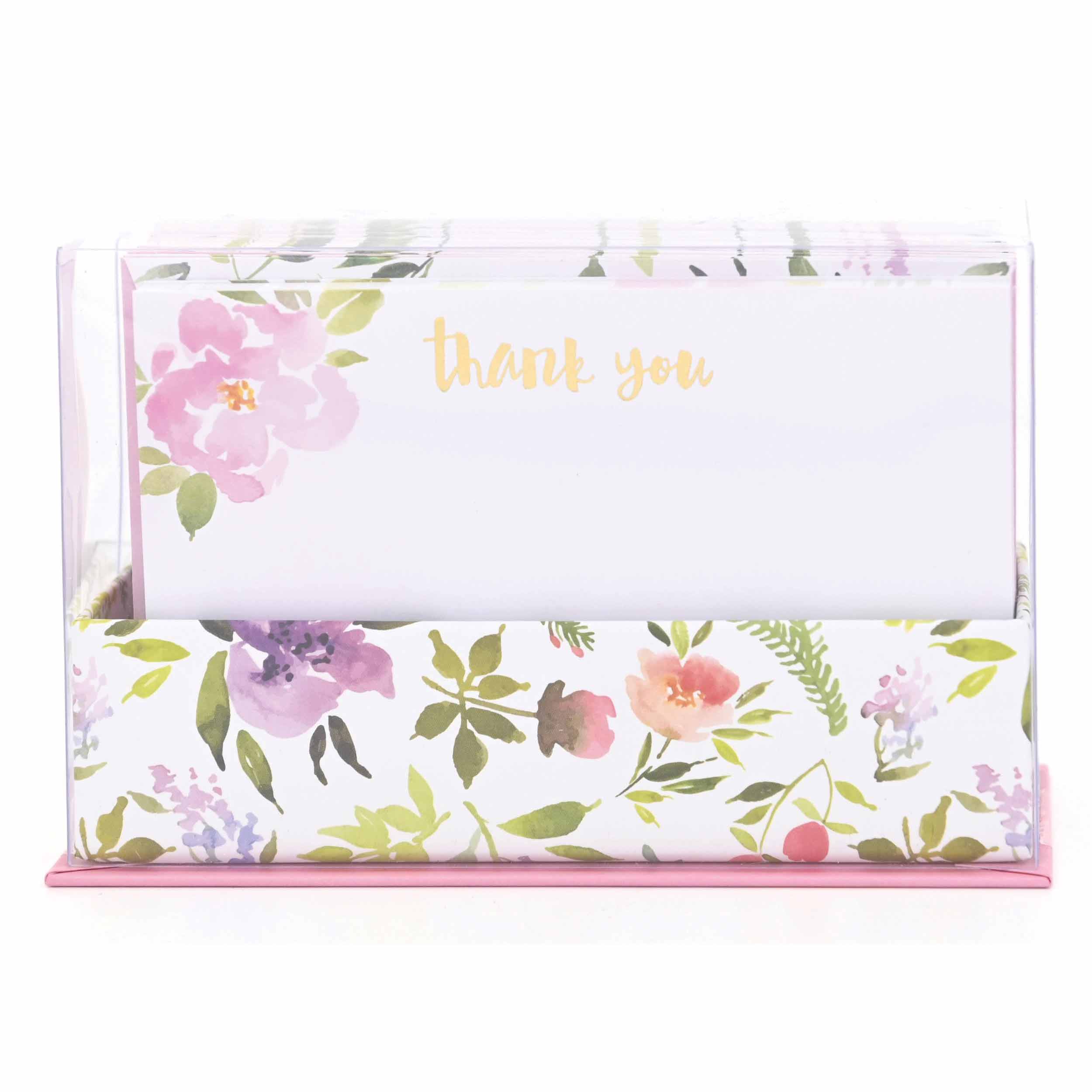 Floral Thank You Note Card Set
