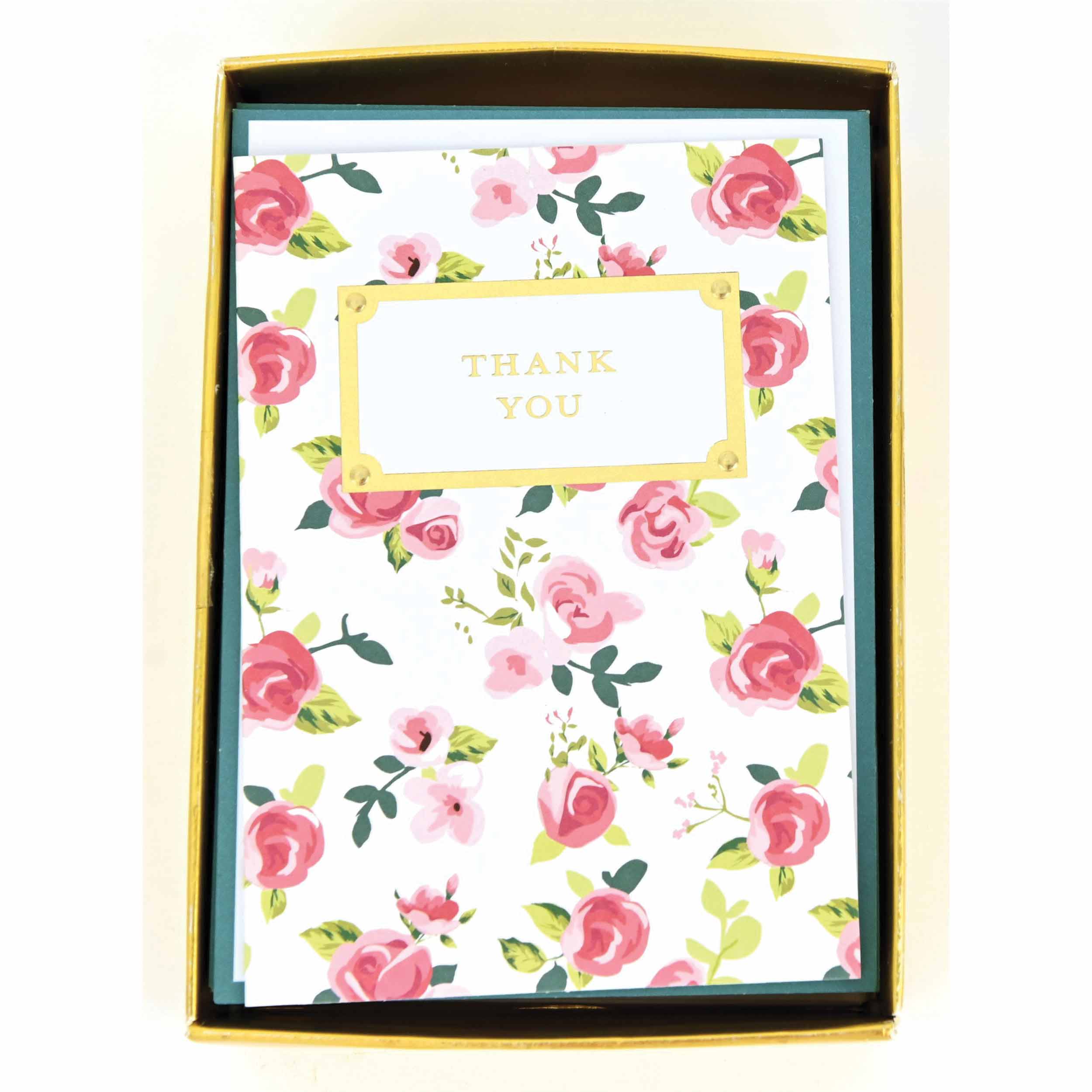 Floral Thank you Note Card Set