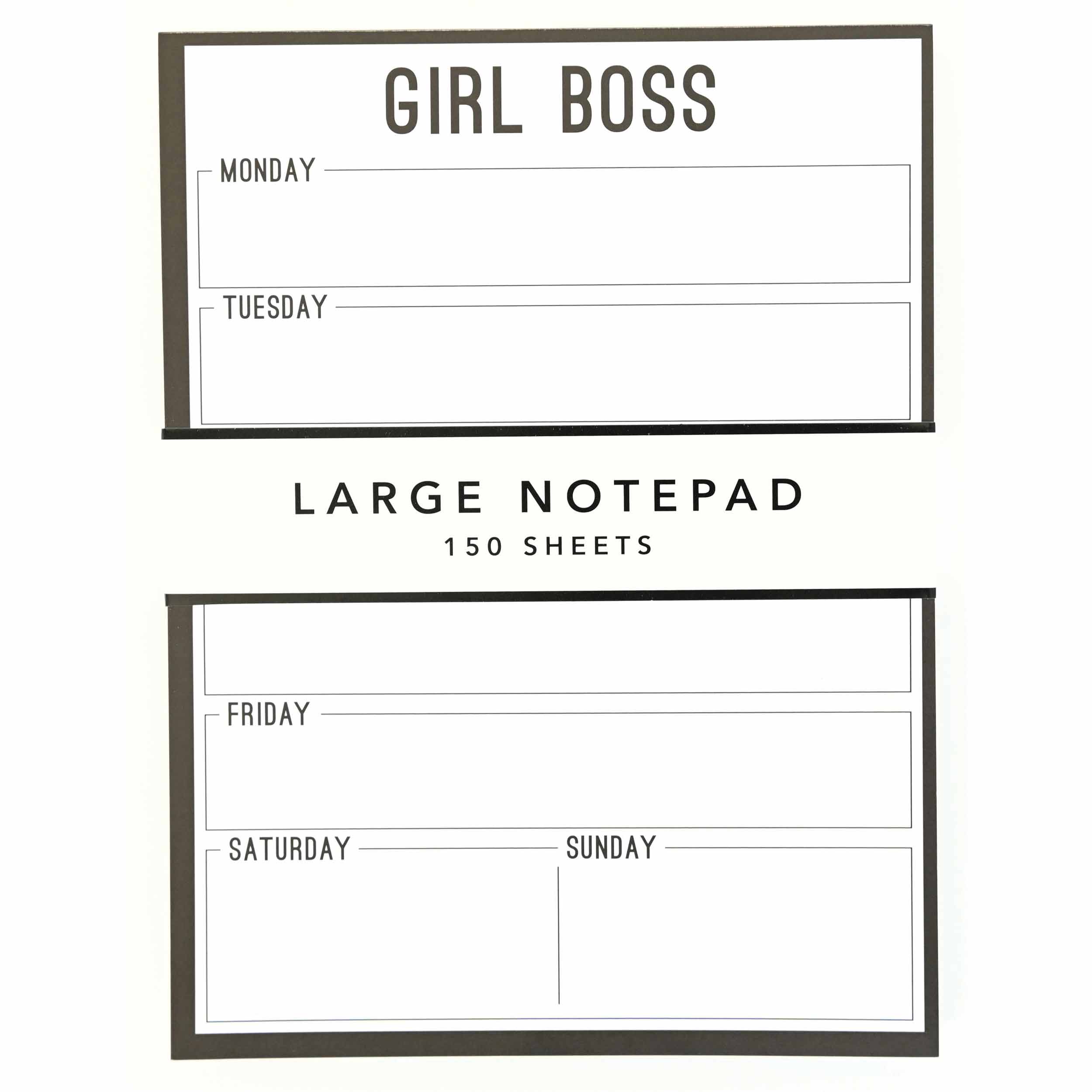 Girl Boss Undated Desk Pad