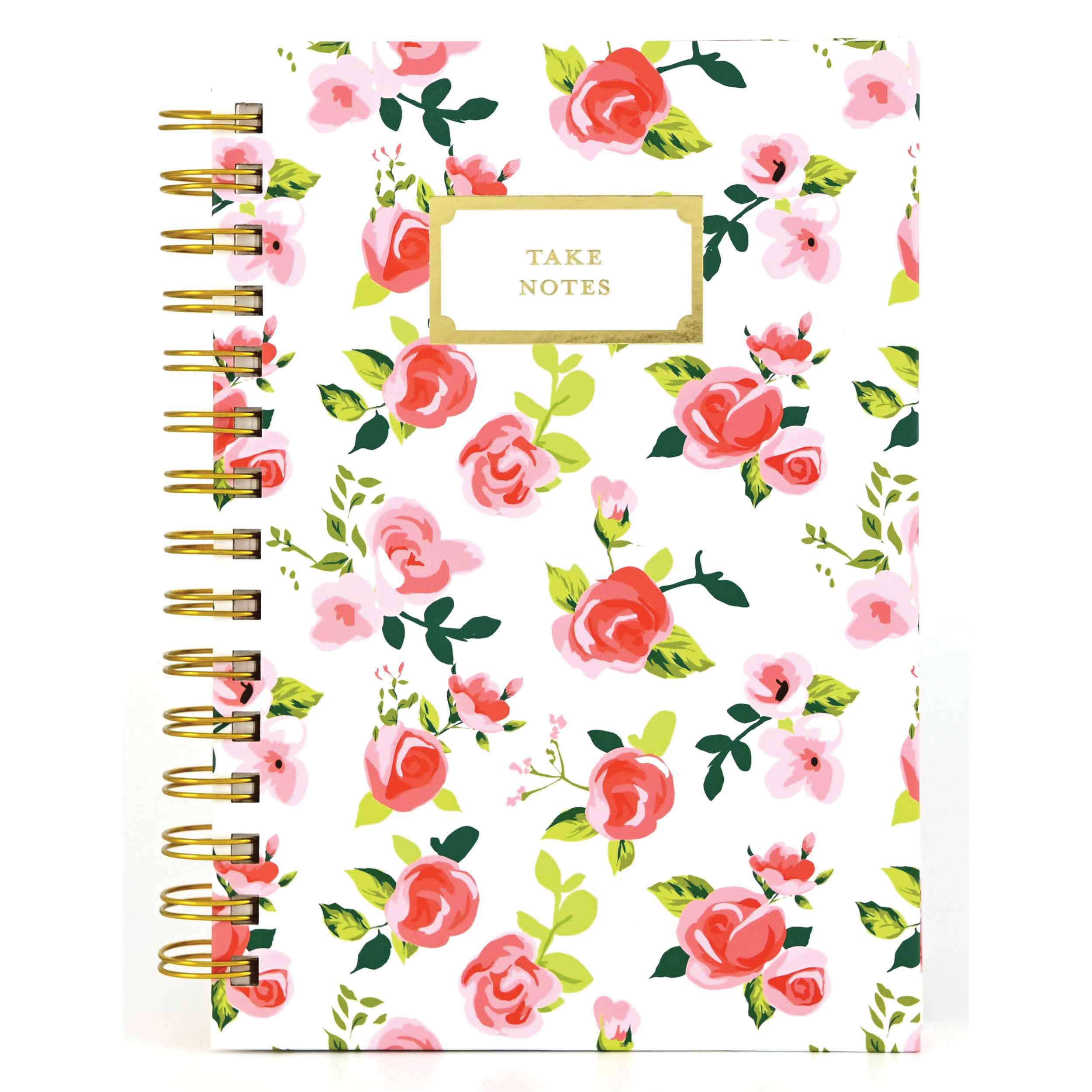 Take Notes, Floral A5 Notebook