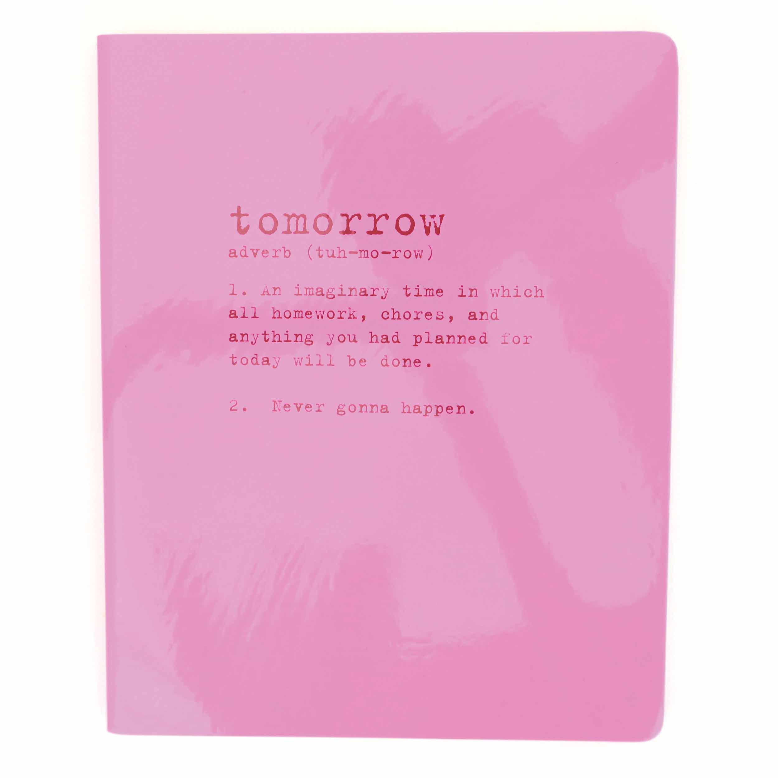 Tomorrow A4 Undated Diary