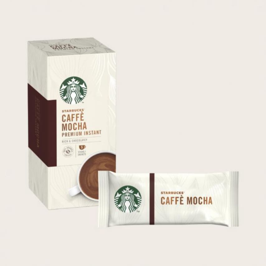 Starbucks Mocha Premium Instant Coffee Pack of 5