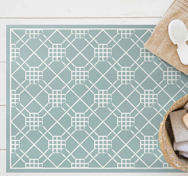 Tappeto in vinile cucina Geometria irregolare