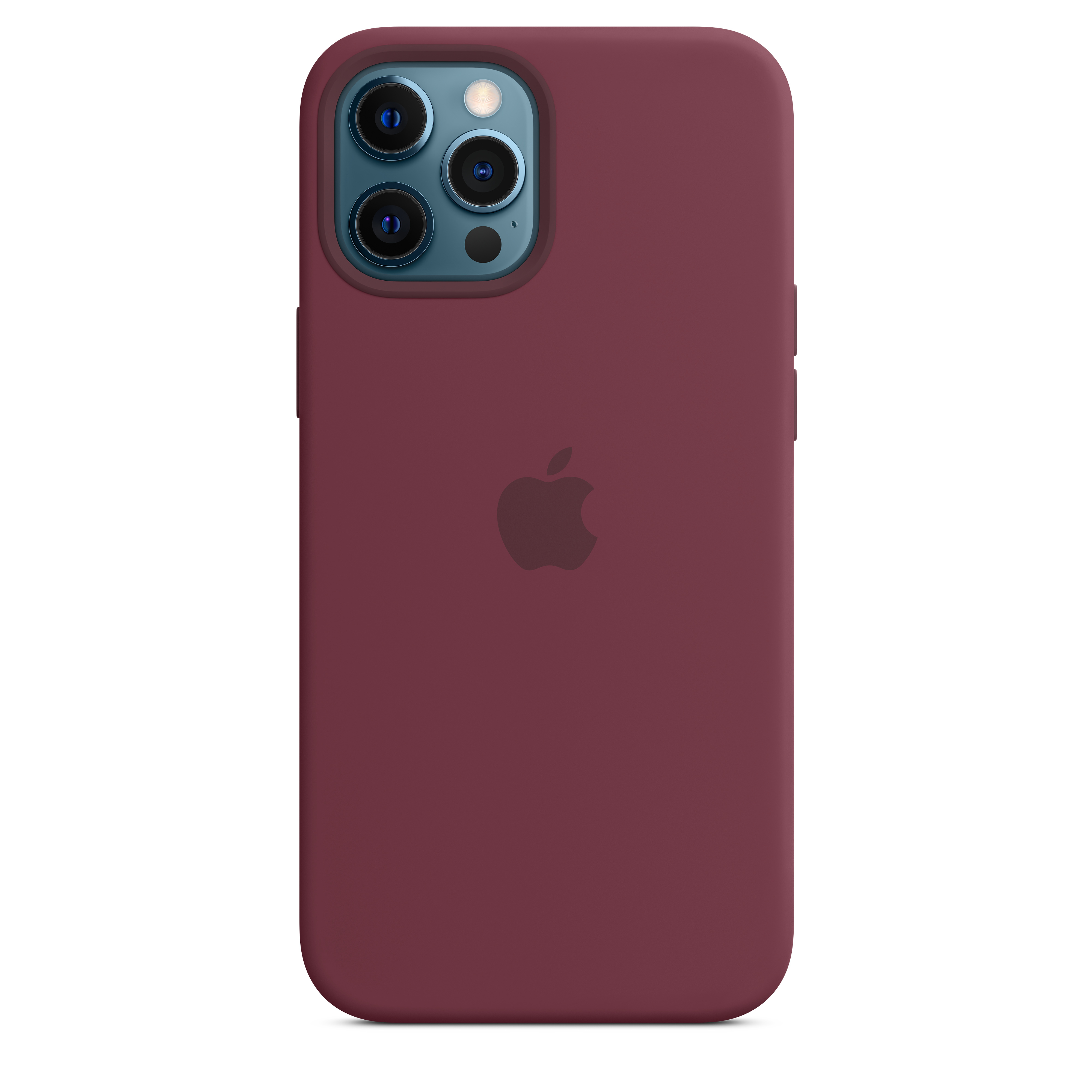 APPLE iPhone 12 Pro Max Silicone Case with MagSafe - Plum, Plum