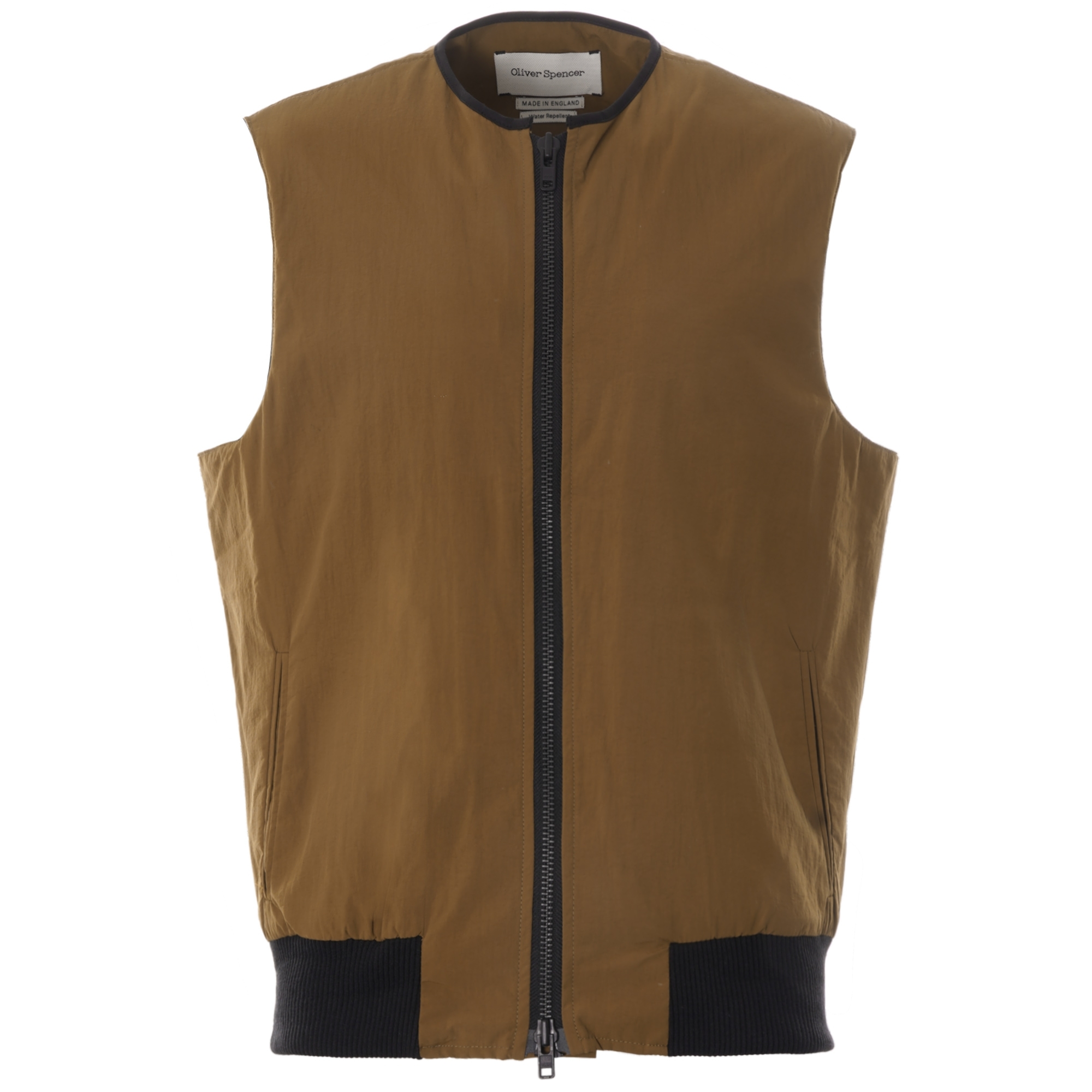 Oliver Spencer Hunston Pino Gilet | Ochre | OSMJ326-OCH   OCHRE