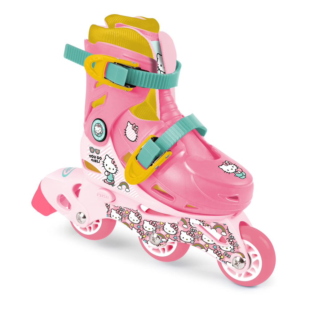 Hello Kitty Club Children's Tri-to-Inline Skates, Size 9 to 11.5...