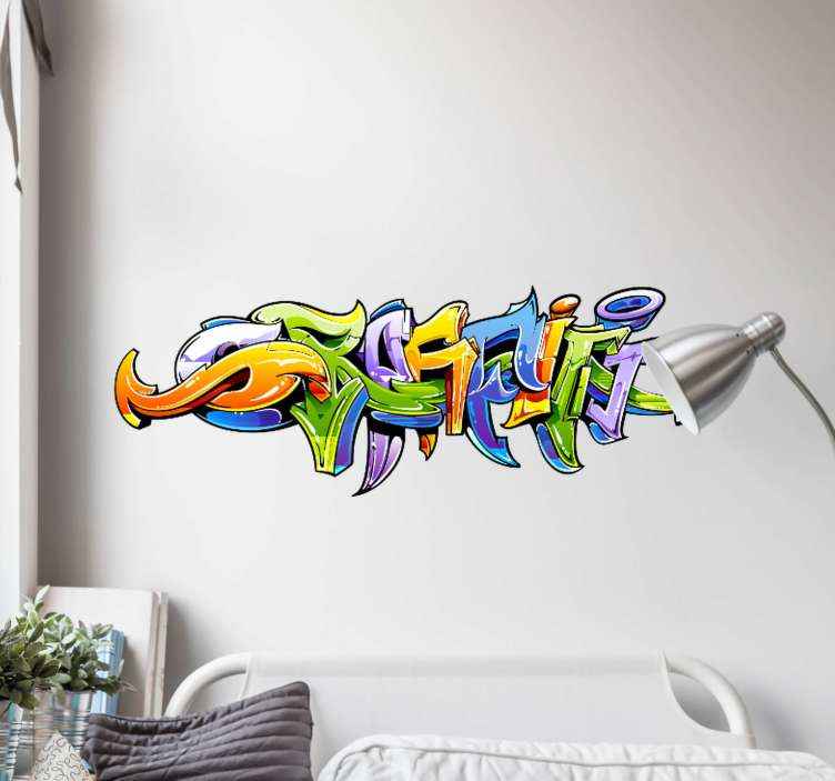 Set adesivi Graffiti multicolore
