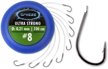 Browning Sphere Ultra Strong Black Nickle Hooks to Nylon