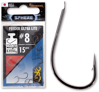 Browning Sphere Feeder Ultra Lite Black Nickle Hooks