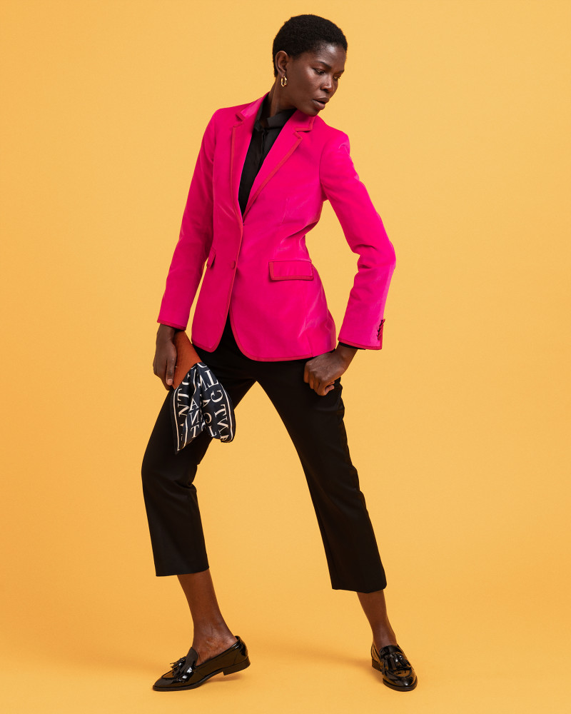 GANT Pantaloni A Sigaretta Da Smoking In Raso | Donna  BLACK  UK 6