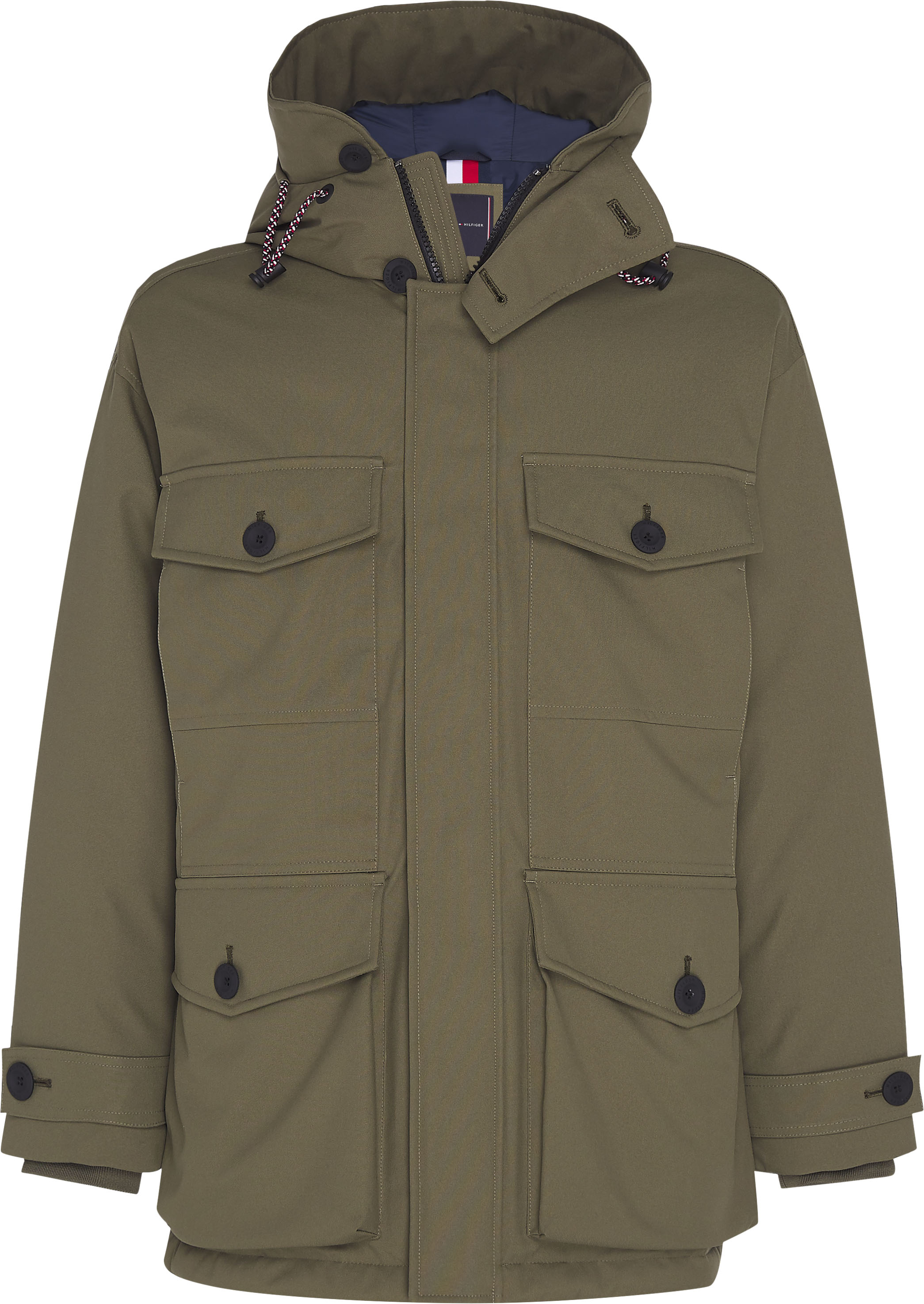 TOMMY HILFIGER Parka HEAVY CANVAS PARKA | olivgrün