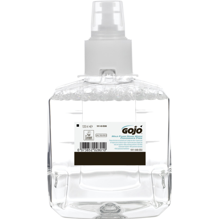 Gojo 1911-02-EEU LTX-12 Mild Foam Hand Soap 1200ML Refill