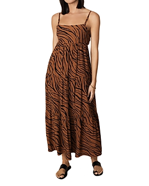 Faithful The Brand Women's Corvina Midi Dress - Kenya Animal Print - L