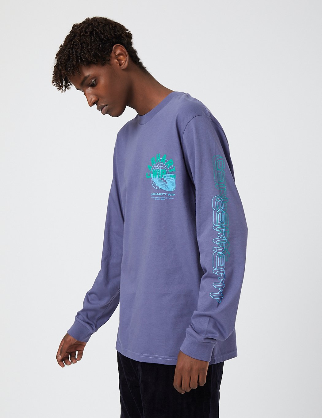 Carhartt-WIP Remix Long Sleeve T-Shirt | Cold Viola | XL