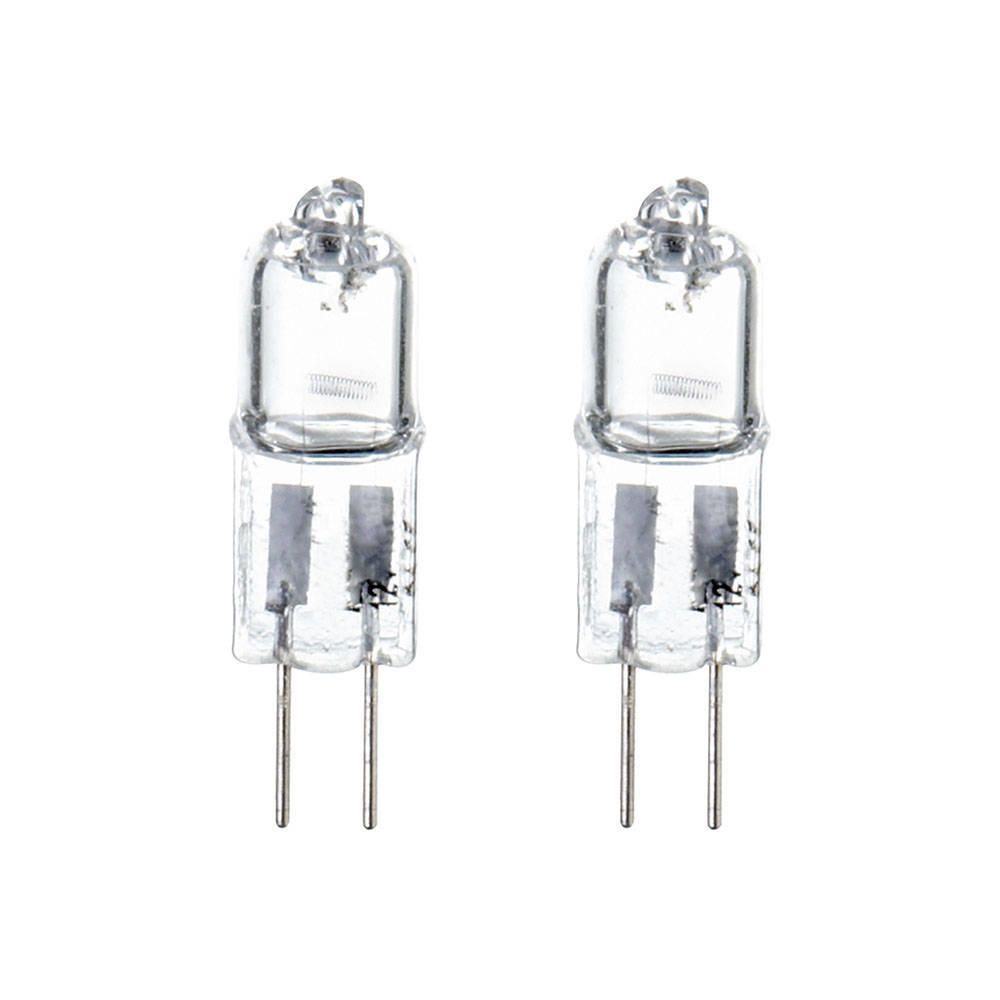 20 Watt G4 Halogen Light Bulbs - Clear - 2 Pack