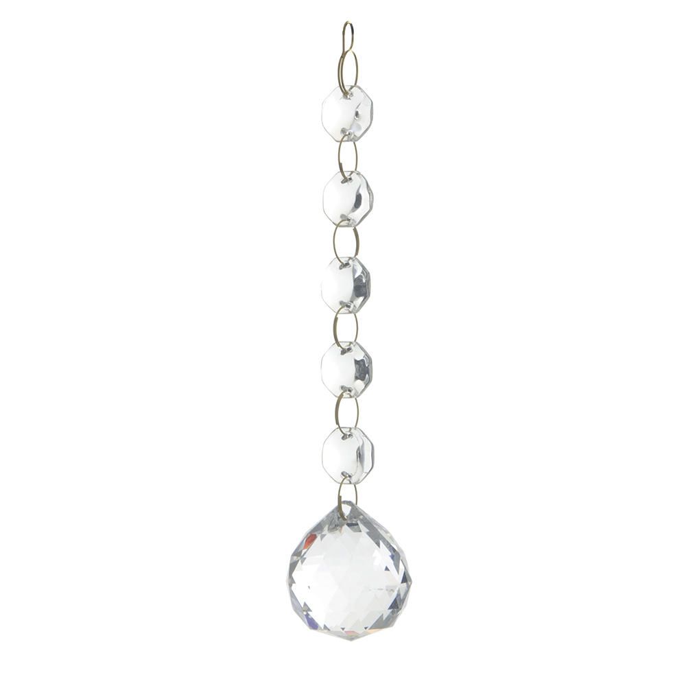 Galaxy Ceiling Spare Crystal 60cm Gold Large Drop with five beads