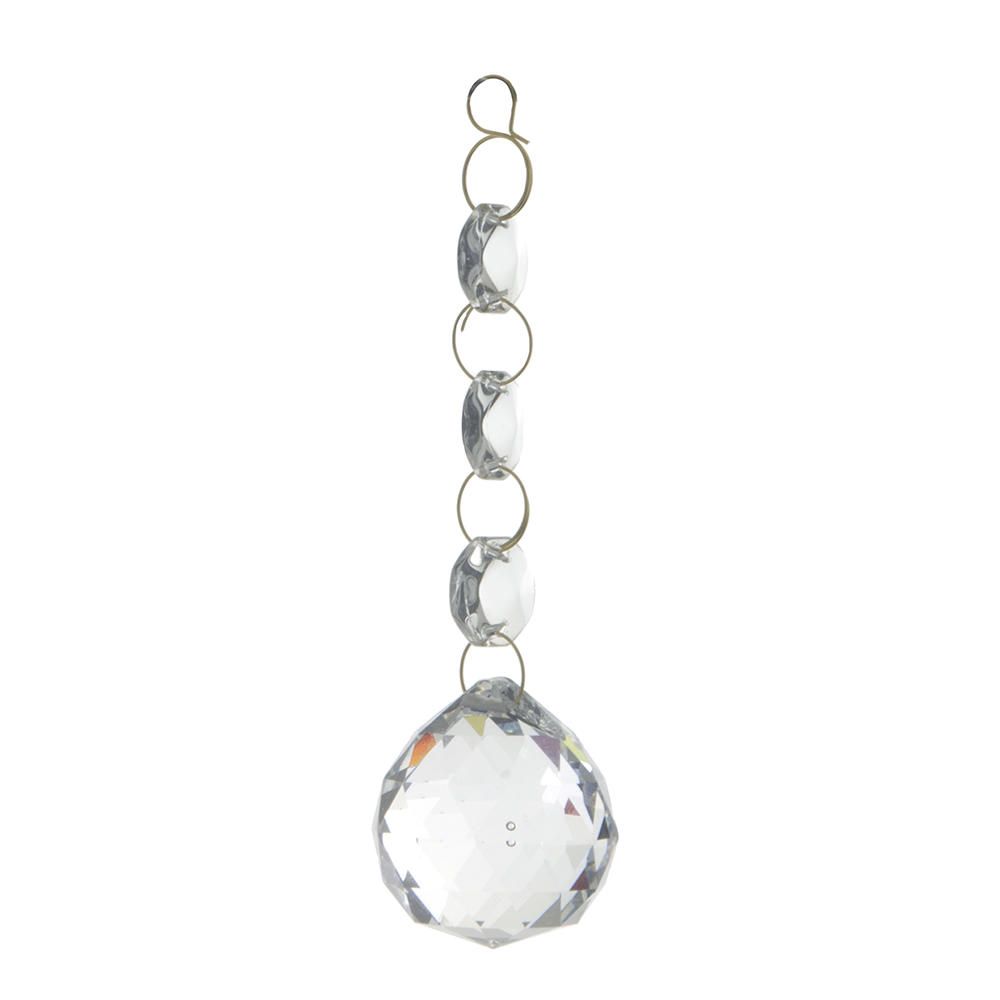 Galaxy Ceiling Spare Crystal 60cm Gold Large Drop with three beads