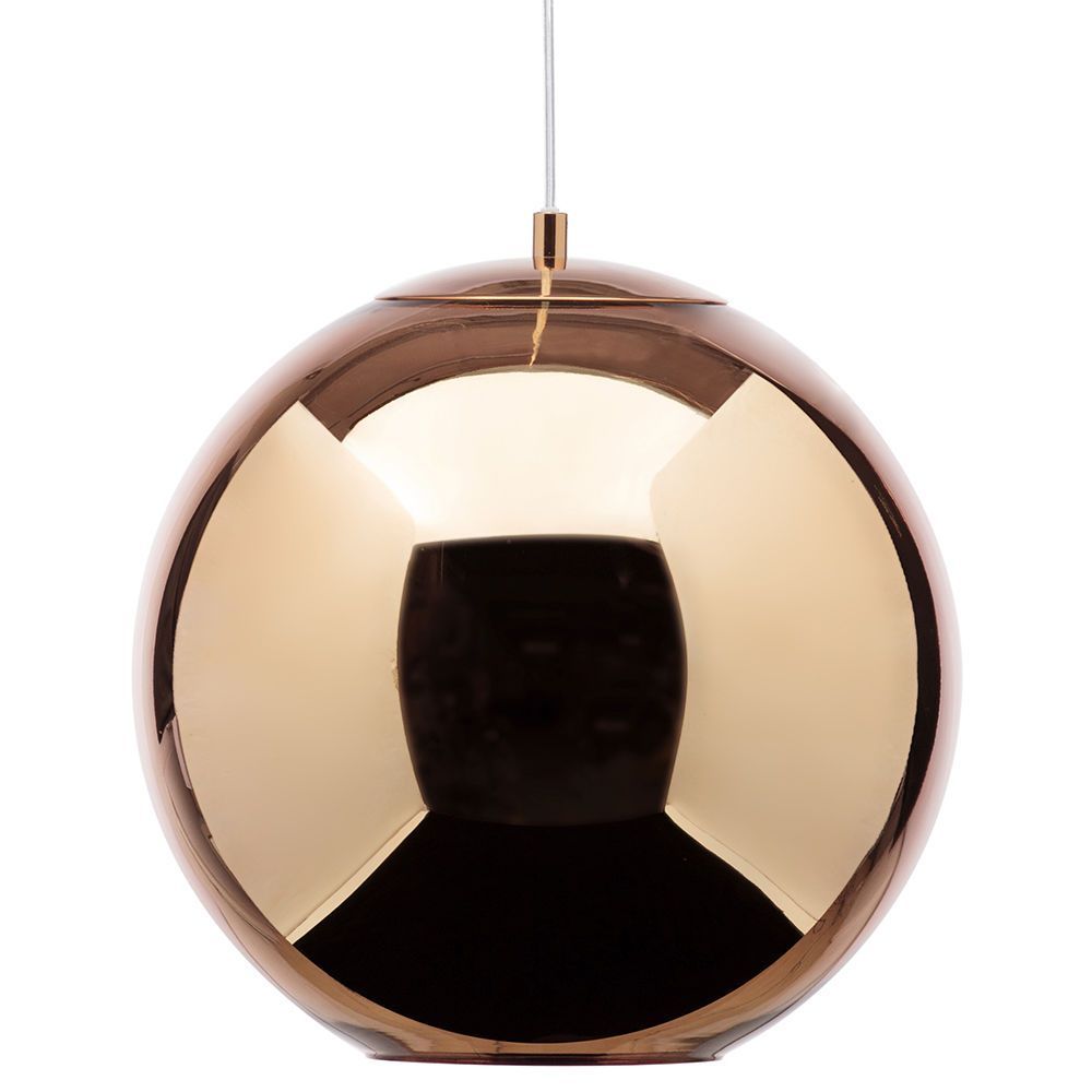 Visconte Small Leo 1 Light Ceiling Pendant - Copper
