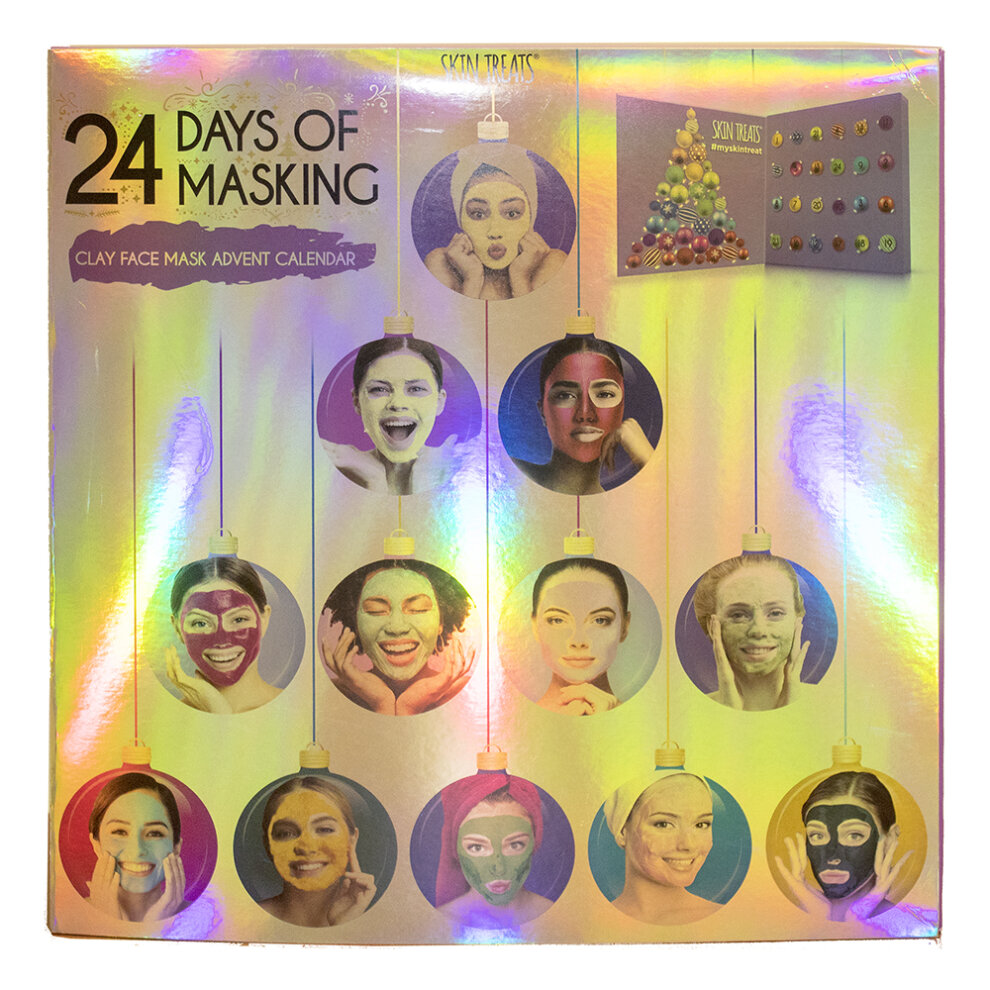 Skin Treats 24 Days of Masking Advent Calendar 24 x Clay Face Mask