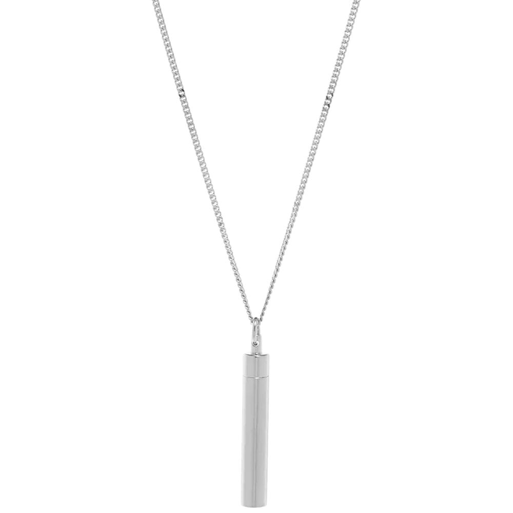 VETEMENTS Men's Silver Powder Necklace | Silver | OSZ