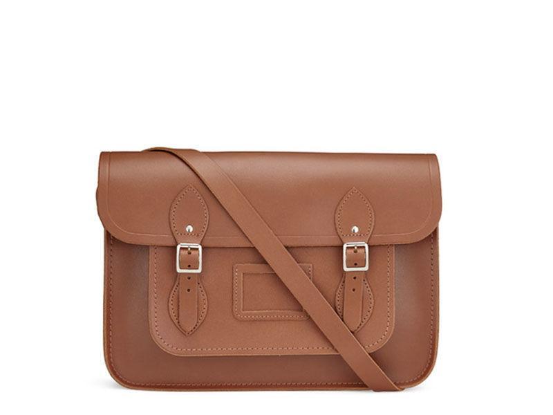 Cambridge Satchel 15 Inch Classic Satchel in Leather - Vintage