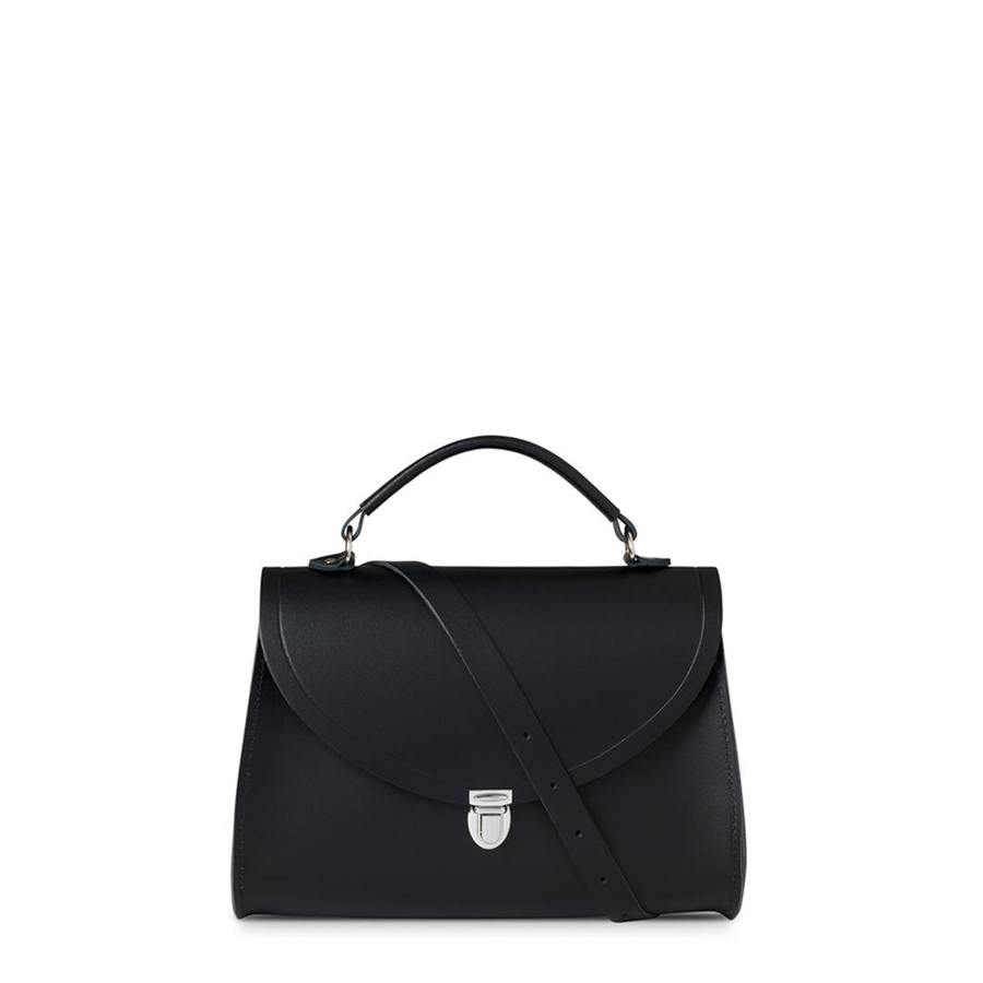 Cambridge Satchel Poppy Bag in Leather - Black