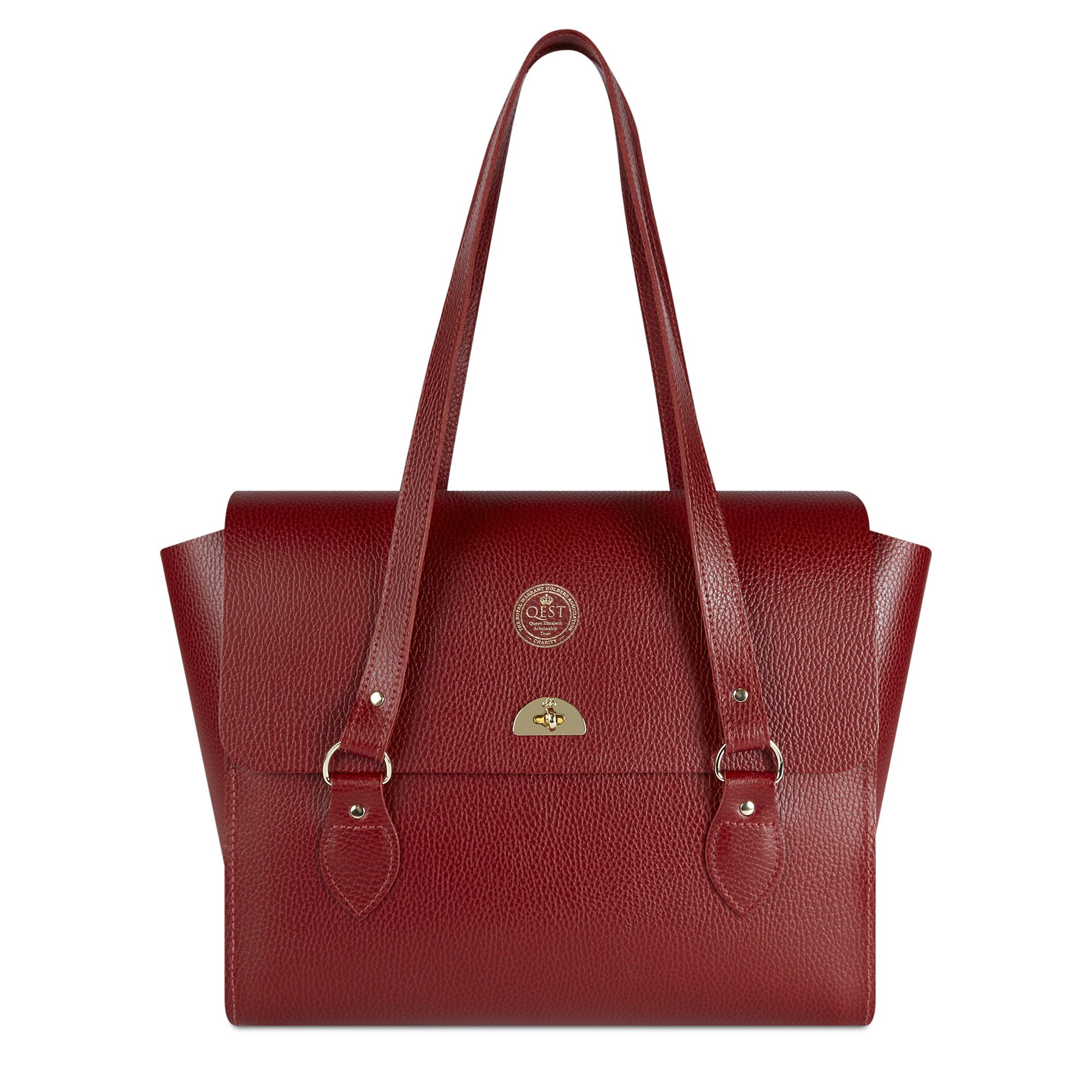Cambridge Satchel The QEST Emily Tote - Red Celtic Grain