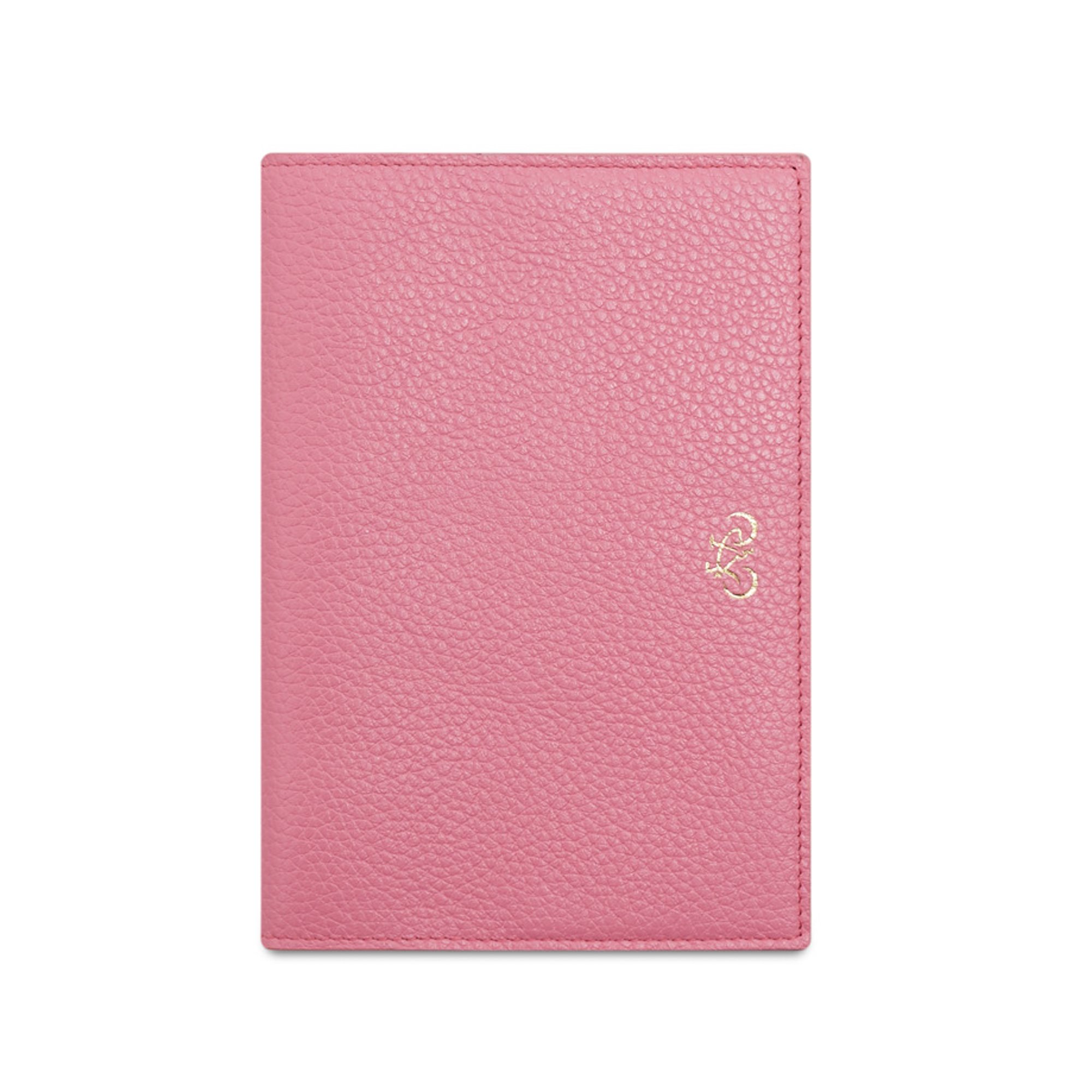 Cambridge Satchel Passport Cover in Leather - Pink Grain